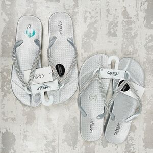 New Bundle of 2 Capelli /Silver/Pink Slip On Sandals E564